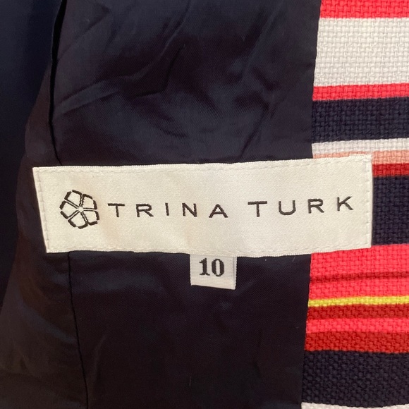 Bold Trina Turk Jacket Size 10 - Picture 6 of 8